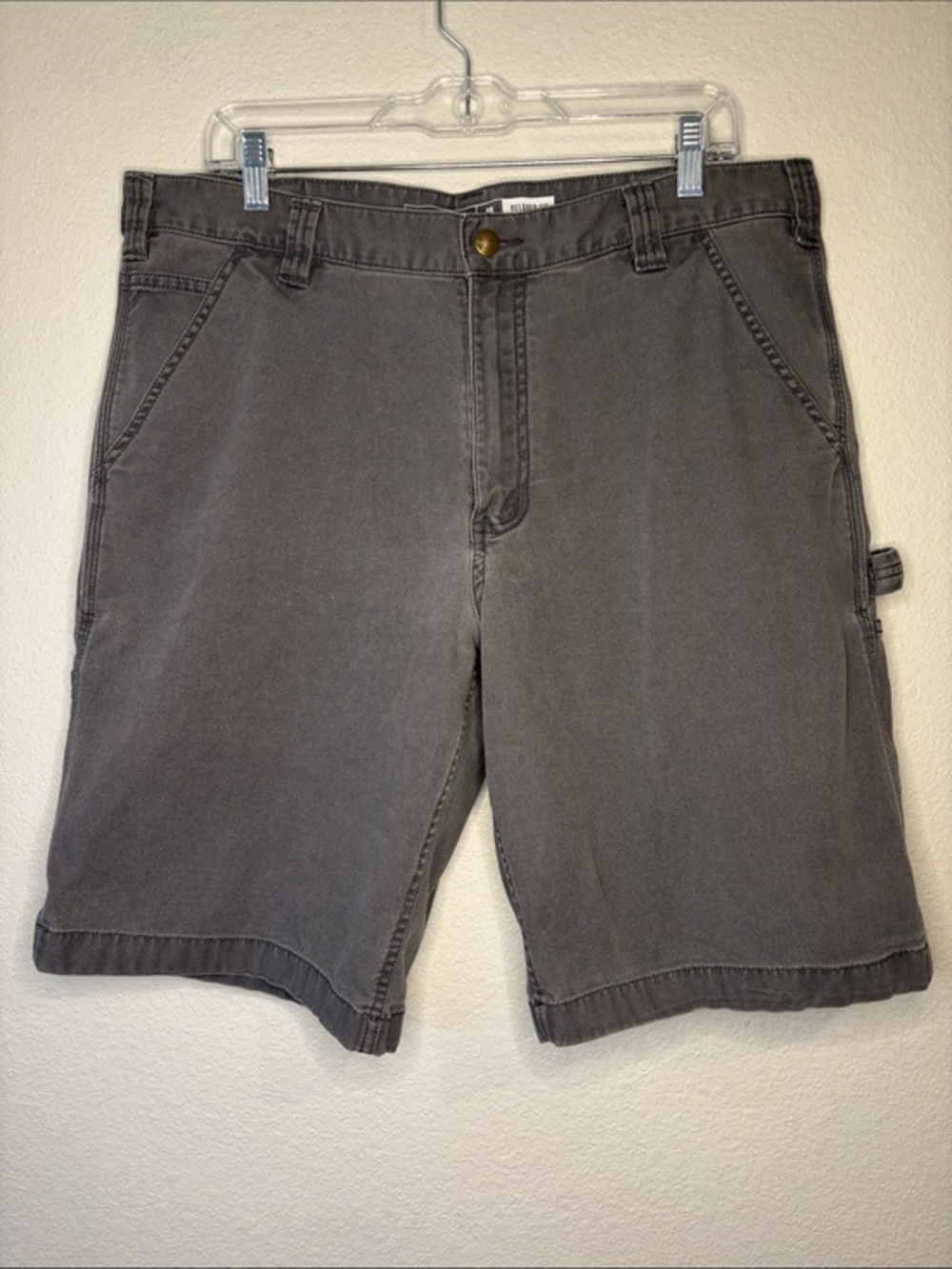 Carhartt Rugged Flex relaxed fit stretch cotton canvas utility work shorts 36